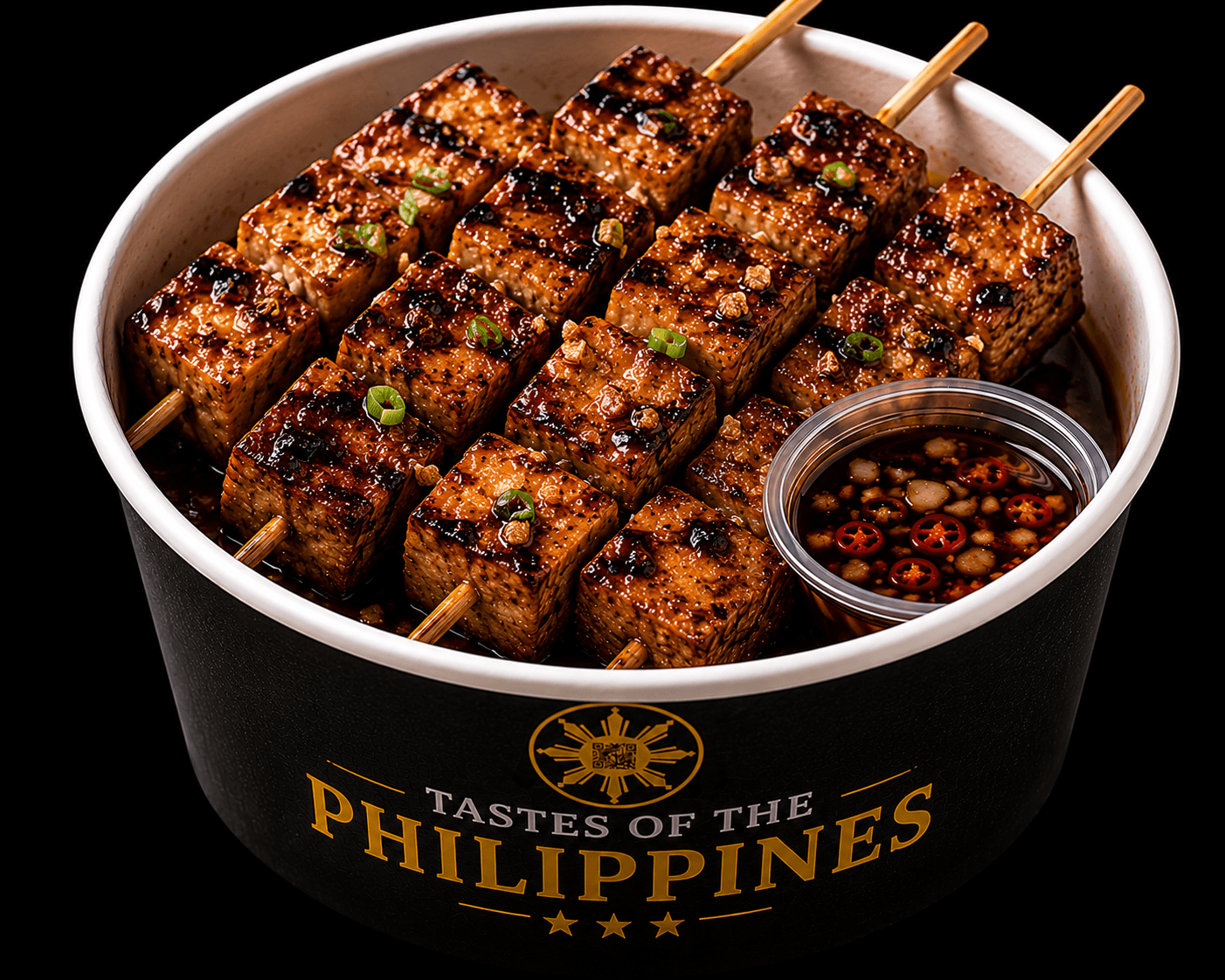 Adobo Tofu Skewers