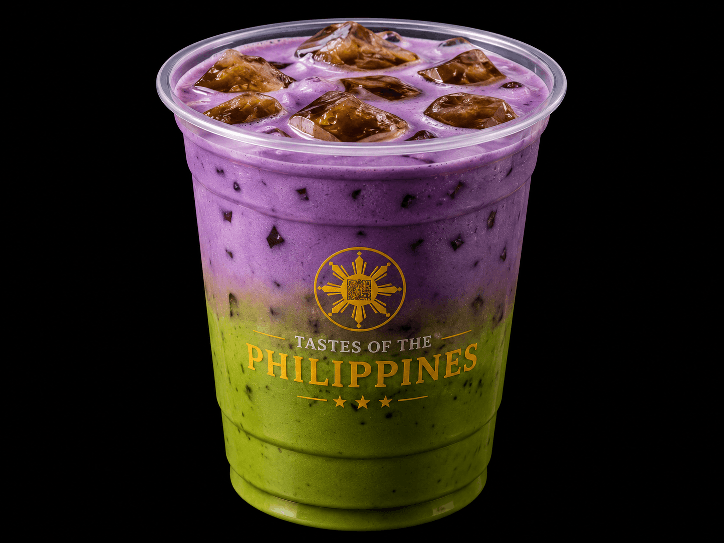 Ube Matcha Latte